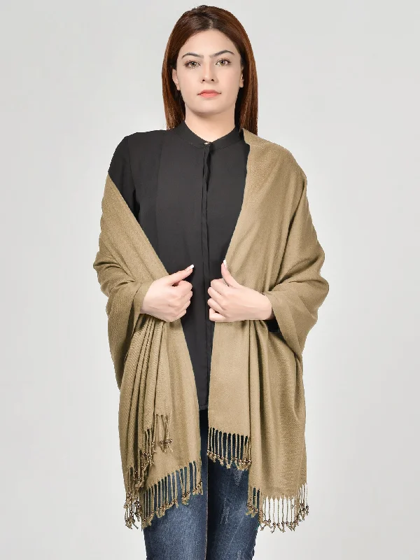 Pearl Shawl - Light Brown