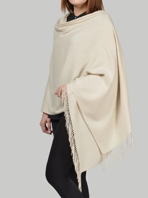 Woolen Shawl-Off White