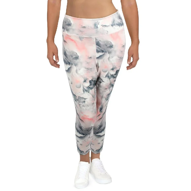 Arc Womens Crop Fitness Athletic Leggings