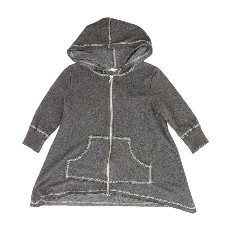 Gray Solid Active Jacket