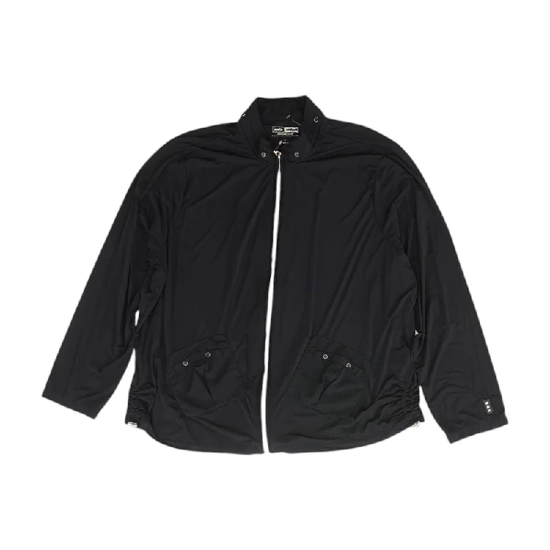 Black Solid Active Jacket