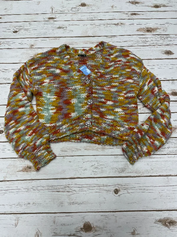 Sweater Cardigan By Wild Fable In Multi-colored, Size: S