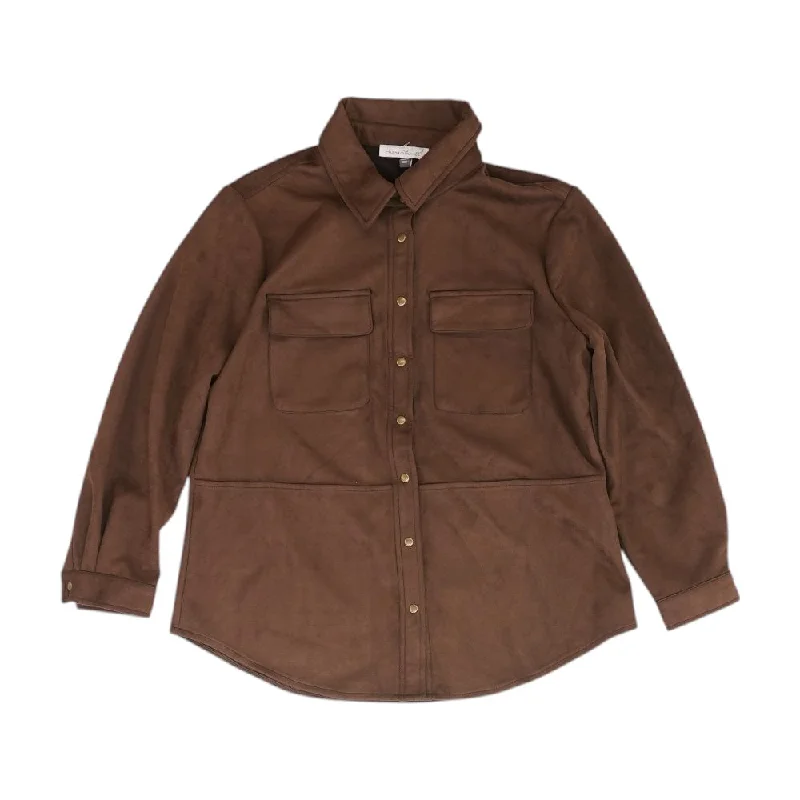 Brown Solid Jacket