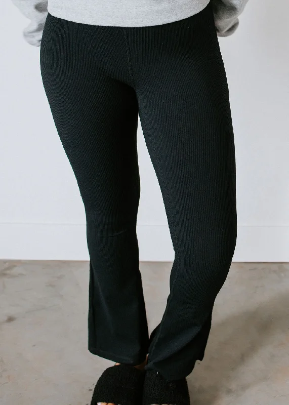 Rhonda Ribbed Flare Legging