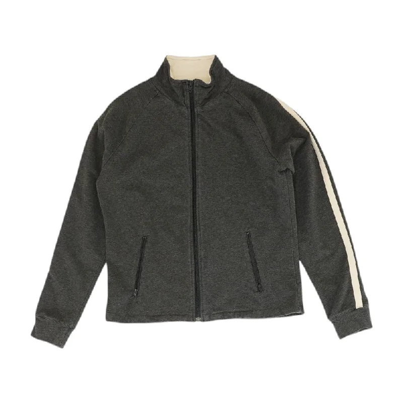 Gray Solid Lightweight Jacket