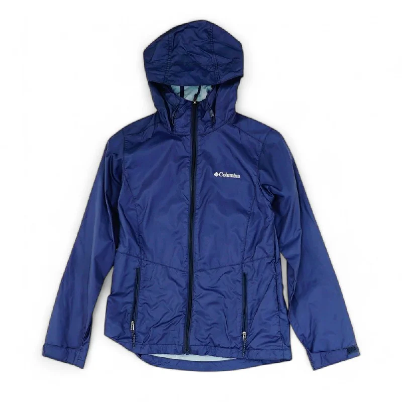 Navy Solid Active Jacket