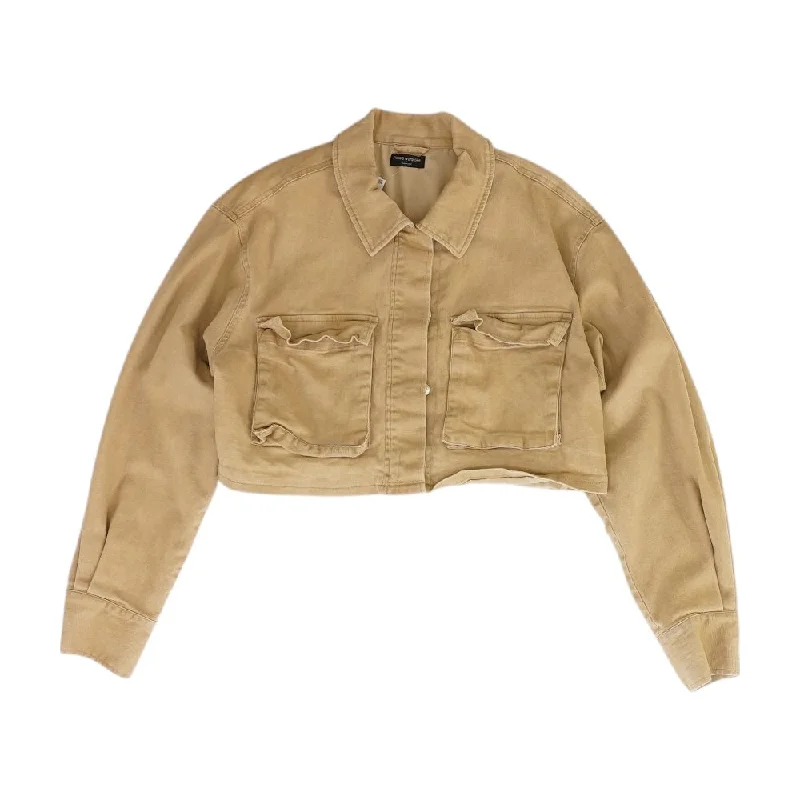 Bronze Solid Denim Jacket