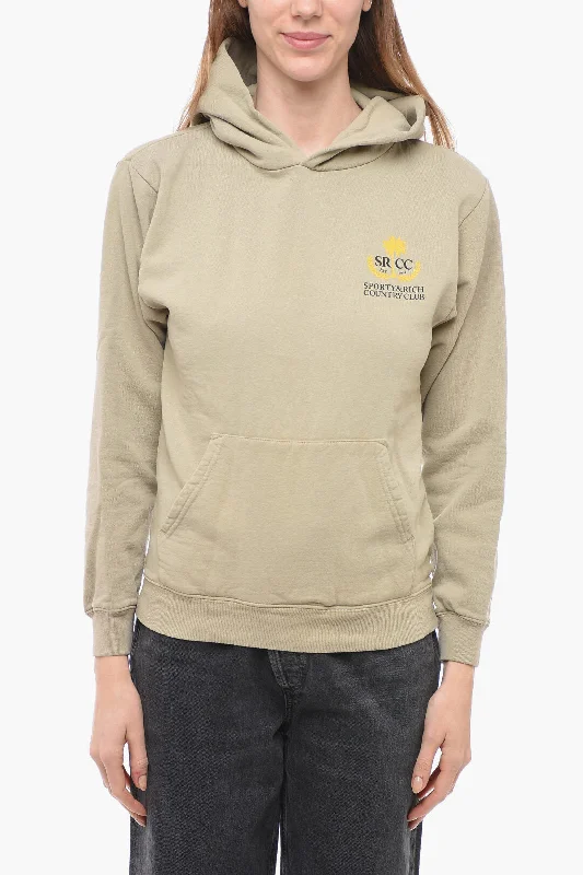 Sporty & Rich Brushed Cotton COUNTRY CLUB Hoodie