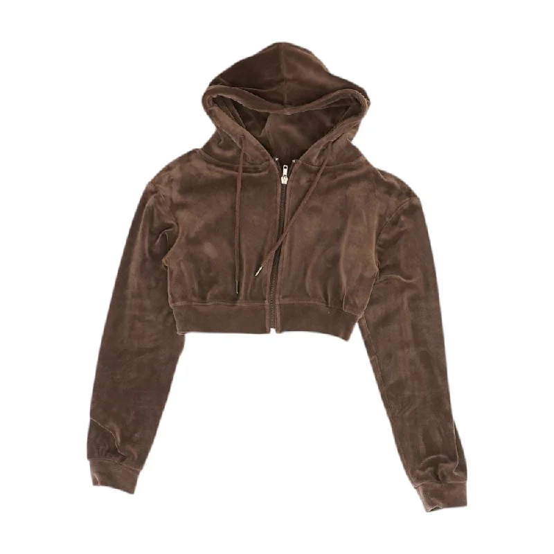 Brown Solid Lightweight Jacket