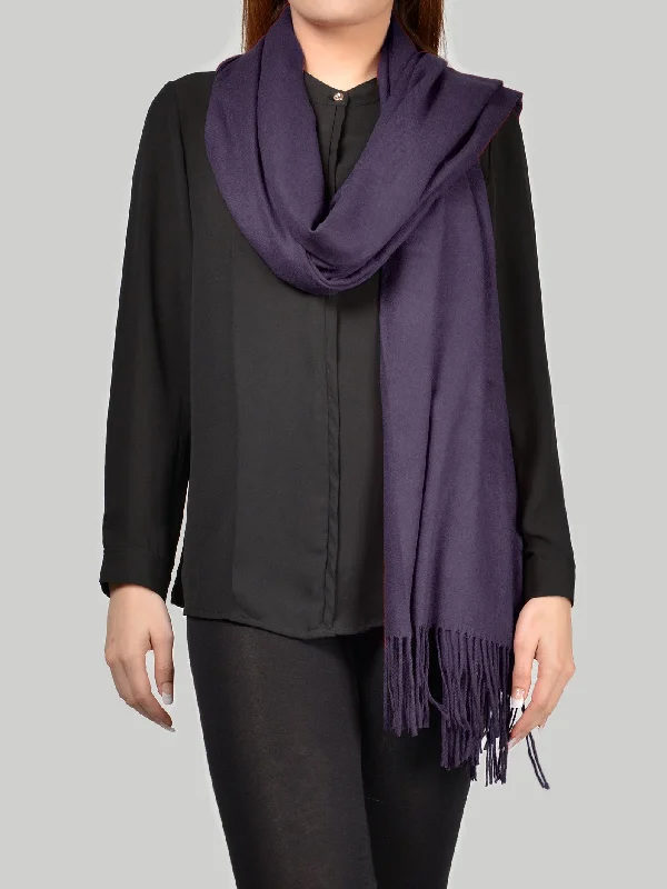 Woolen Shawl-Purple