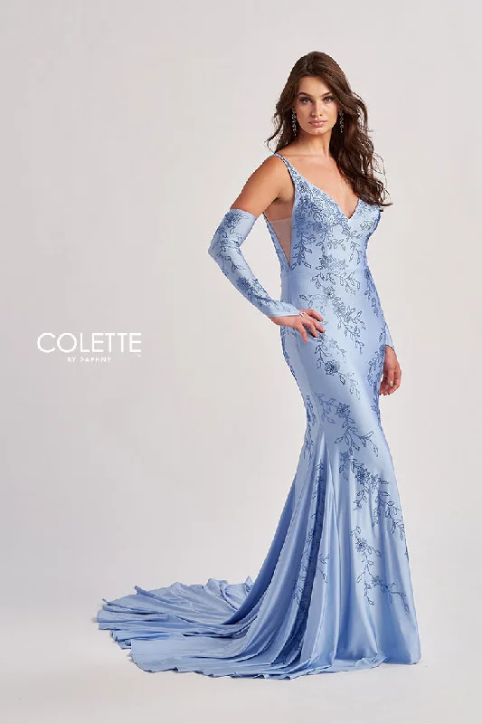 Colette by Daphne CL8475 Long Mermaid Formal Prom Dress