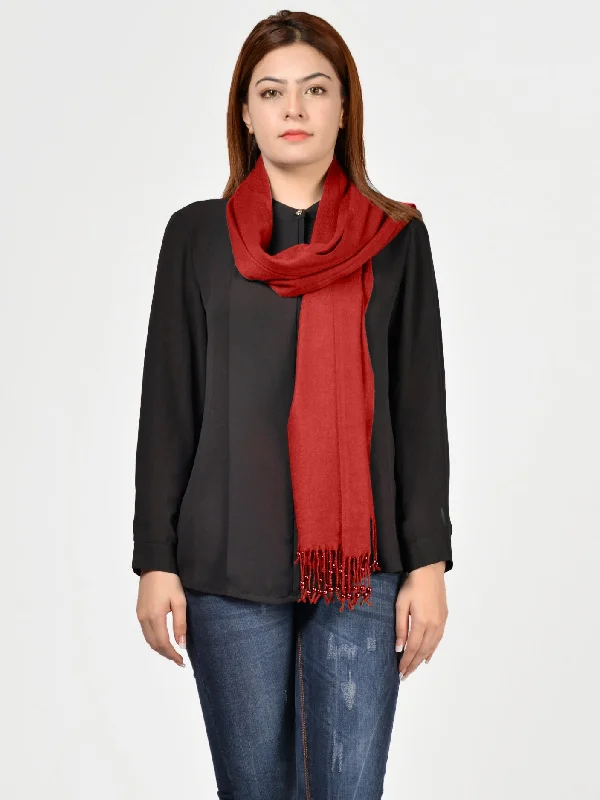 Pearl Shawl - Bright Red