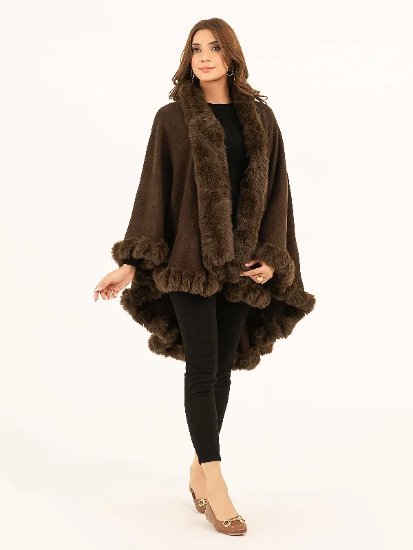 Vintage Fur Cape Shawl