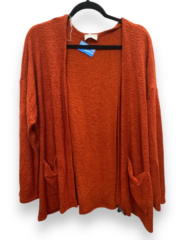 Cardigan By Everly In Orange, Size: M