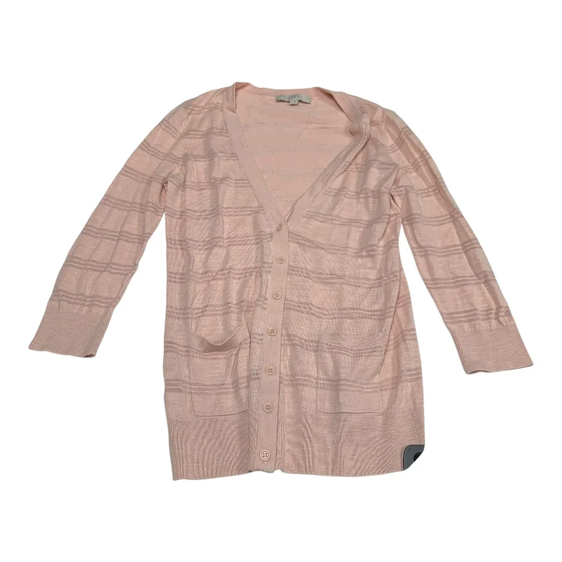 Cardigan By Loft In Pink, Size: M