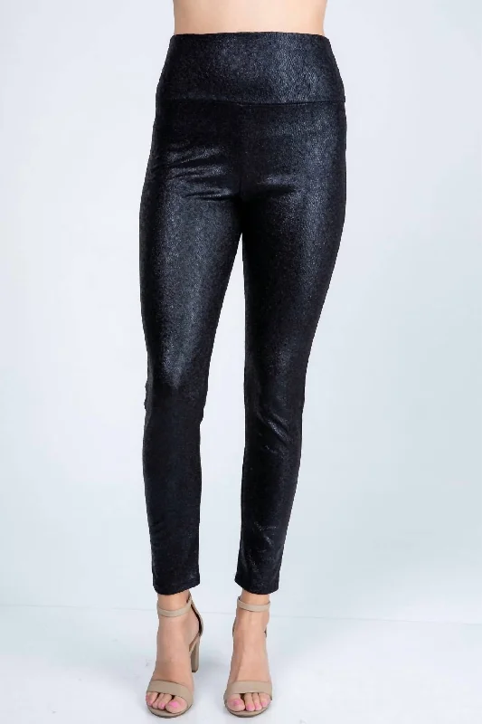 Shine Bright Sparkle Leggings In Black