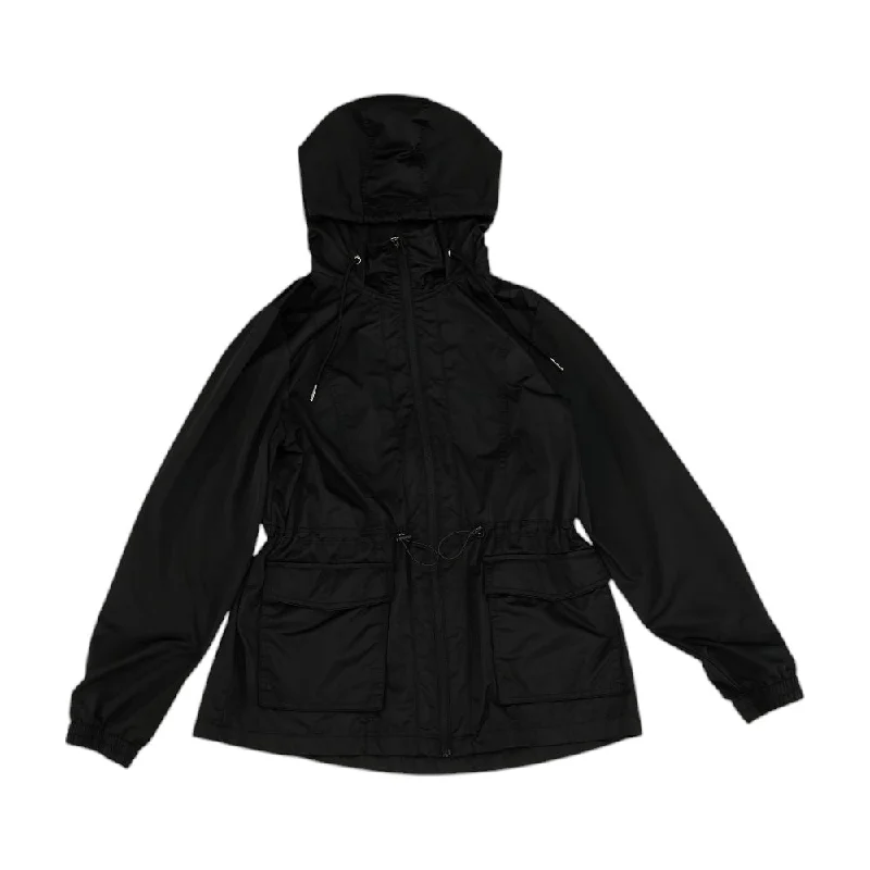 Black Solid Active Jacket