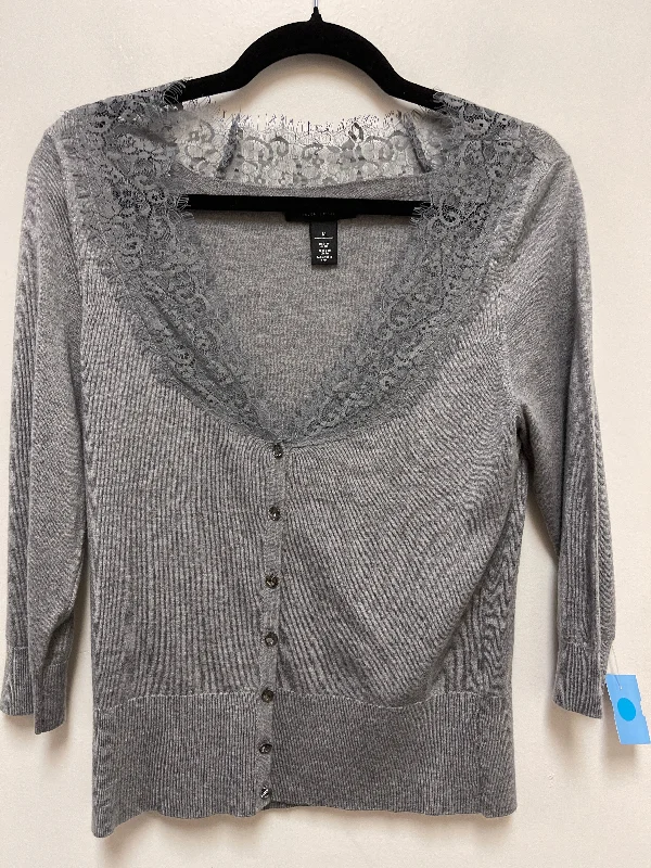 Cardigan By White House Black Market In Grey, Size: M