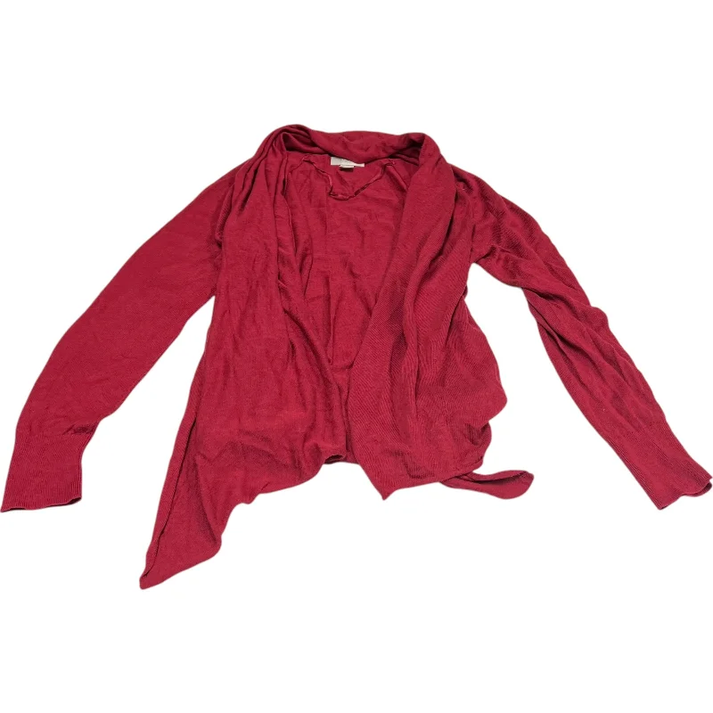 Cardigan By Loft In Red, Size: Xs