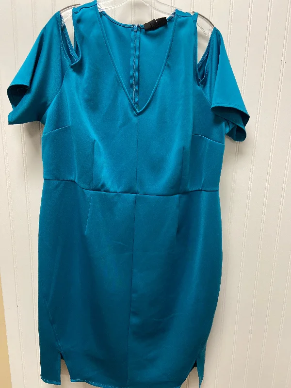 Dress Work By Lane Bryant In Teal, Size: 3x