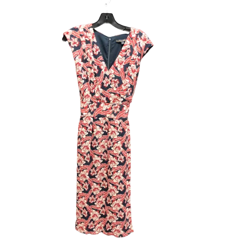 Floral Print Dress Designer Brooks Brothers, Size 12