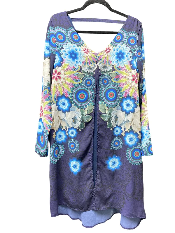 Navy Dress Designer Desigual, Size M