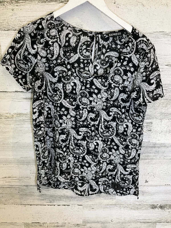 Black Top Short Sleeve Express, Size S