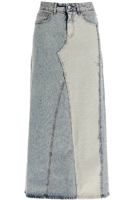 Mm6 Maison Margiela Women's Maxi blue Skirt In Seven