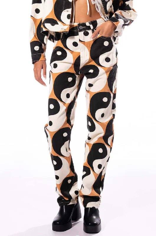 YINYANG STRAIGHT PANTS