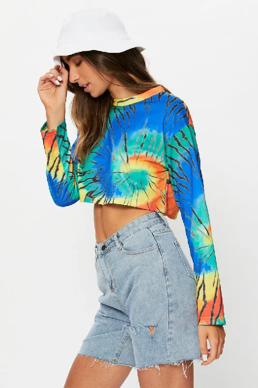 Multi Tie Dye Sweater