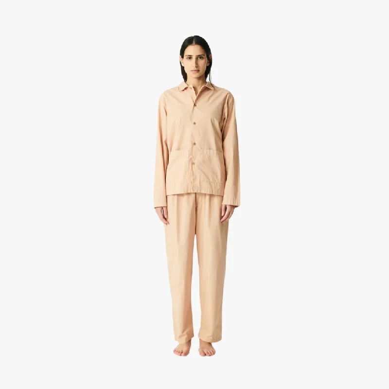 Skylar Poplin Shirt (Light Blush)