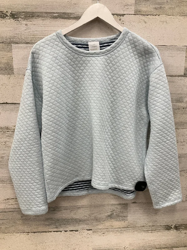 Top Long Sleeve By J. Crew In Blue, Size: M