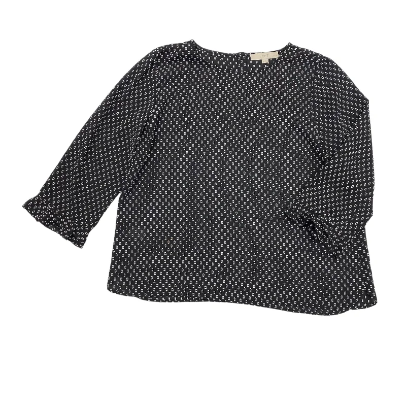 BLACK TOP 3/4 SLEEVE by LOFT Size:PETITE L