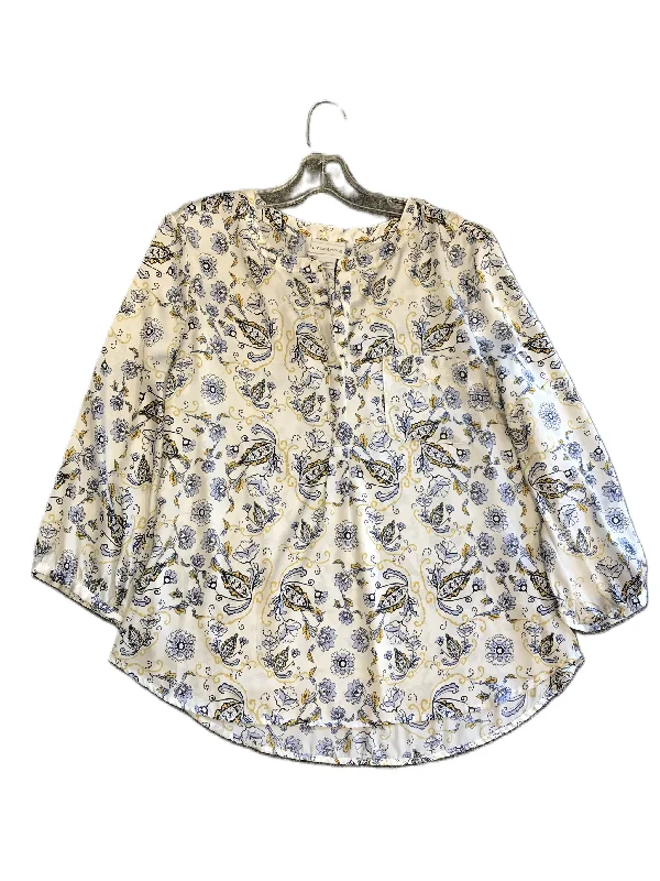 Top 3/4 Sleeve By Liz Claiborne  Size: Large